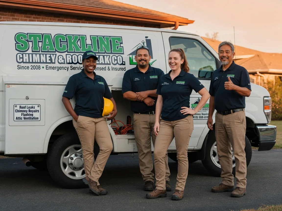 Chimney flashing repair company in Abingdon, IL